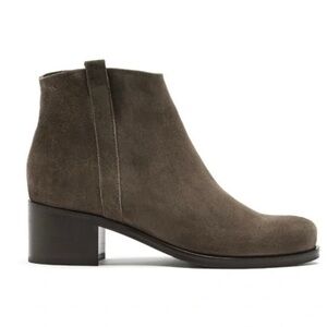 La Canadienne Brown Presley Waterproof Italian Suede Ankle Boot Made in Canada 8